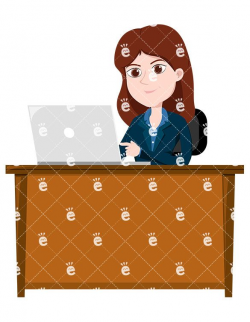 A Female Professional Using An Office Laptop - FriendlyStock.com ...