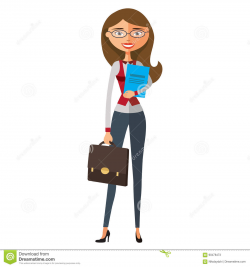 Women clipart banker - Pencil and in color women clipart banker