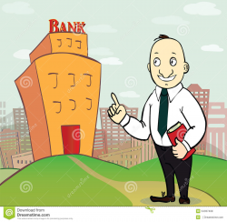 Bank Teller Clipart