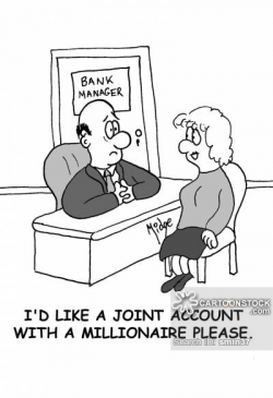 Joint Accounts Cartoons and Comics - funny pictures from CartoonStock
