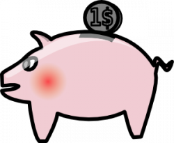 Piggybank Clip Art at Clker.com - vector clip art online, royalty ...