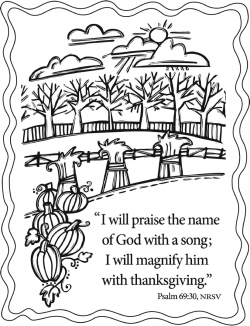 Thanksgiving Coloring Pages Scripture | Give Thanks | Pinterest ...