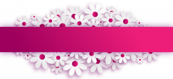 flower banner clipart - PngLine