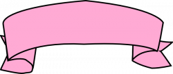Pink Banner Ribbon Clip Art at Clker.com - vector clip art online ...