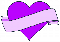 Clipart - Heart with ribbon banner