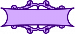 Purple Banner Scroll Clip Art at Clker.com - vector clip art online ...