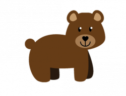 Grizzly clipart woodland - Pencil and in color grizzly clipart woodland