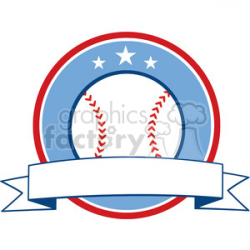 Royalty-Free Baseball Ribbon Banner 396066 vector clip art image ...