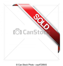 Sold Banner Clipart