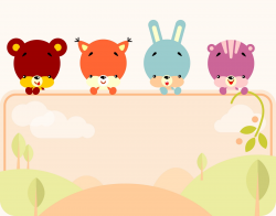 BluebearryArt: Cute animals banner