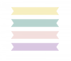 Image of Banner Clipart #1236, Cute Pastel Banner Clip Art Free ...