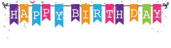 birthday flag banner clipart 2 | Happy Birthday World