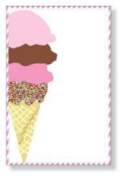 Ice Cream Borders Makes A Gm81bq Clipart | Icecream party in ...