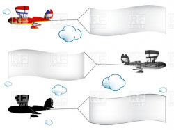 Sky Banners Clipart