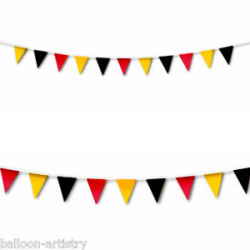 7m Sports Germany RED YELLOW Pennant Banner Bunting Decoration | eBay