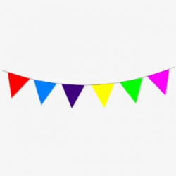 Triangle Flag Banner Clip Art - Red Yellow Blue Bunting ...