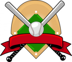 Baseball Clipart Image - Baseball Logo with Baseball Bats, Baseball ...