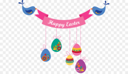Easter Bunny Banner Easter egg Clip art - Happy Easter Clipart png ...