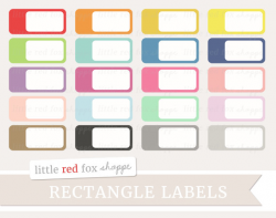 Rounded Rectangle Label Clipart, Banner Clip Art Button Frame ...