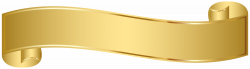 Gold Banner Clip Art PNG Image | Gallery Yopriceville - High ...