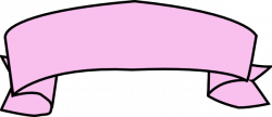 Pink Ribbon Banner Clip Art at Clker.com - vector clip art online ...