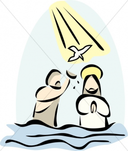 Jesus Baptized by John in the River Jordan | Baptism of the Lord Images