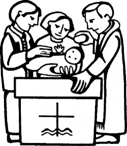 Baptism Clipart Black And White | Free download best Baptism Clipart ...