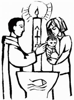 Catholic Baptism Symbols Coloring Pages Clipart | PSR | Pinterest ...
