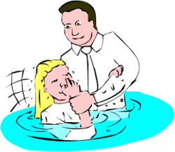 Christian Baptism Clipart