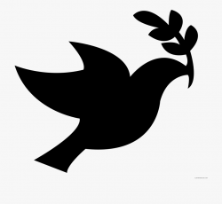 Free Christian Doves And Cross Clipart Images - Black Peace ...