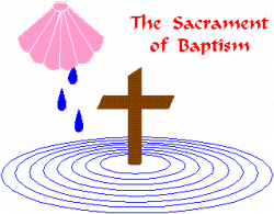 Catholic Baptism Clipart