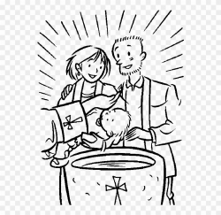 Sacrament Of Baptism - Baptism Colouring In Sheets Clipart ...