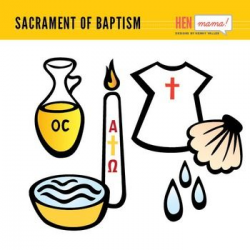 Sacrament of Baptism Clip Arts | Clip art, Symbols and Shell