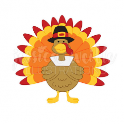 Pilgrim Thanksgiving Turkey Cute Digital Clipart, Cute Turkey Clip ...