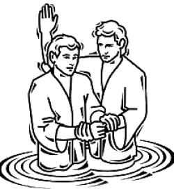 Water Baptism Clipart