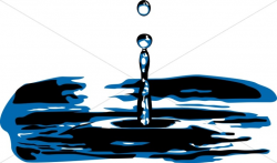 Water Splash | Baptism Clipart