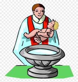 Baptism Clip Art Free - Baby Getting Baptized Clipart - Png ...