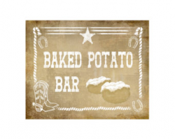 Baked potato bar | Etsy