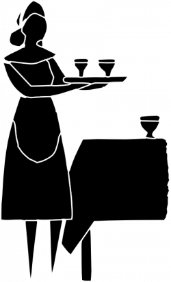 Free Clipart of Waiters, Waitresses and Bartenders