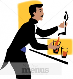 Beer Bartender Clipart | Catering Clipart