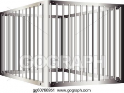 Vector Stock - Prison bar. Clipart Illustration gg60766951 - GoGraph