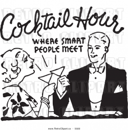 Cocktail Bar Clipart