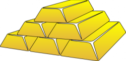 Clipart gold bar - Clipart Collection | Gold bar icon, cartoon style ...