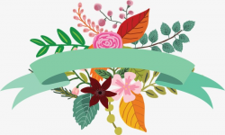 Green Floral Decorations Tab Bar, Decorative Borders Shading ...