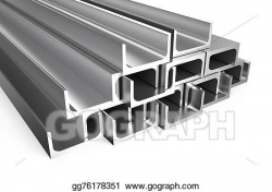 Stock Illustration - Rolled metal u-bar. Clipart Drawing gg76178351 ...