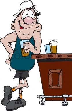 Clipart of person drinking a drink at a bar - Clipart Collection ...