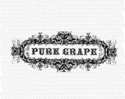 Pure Grape Victorian Clipart Wine Label by luminariumgraphics, $2.20 ...