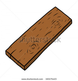Vertical Wood Plank Clipart