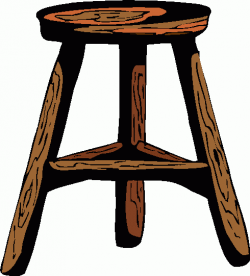 Wooden Stool Clipart