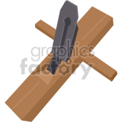 wooden tool clipart. Royalty-free clipart # 408295